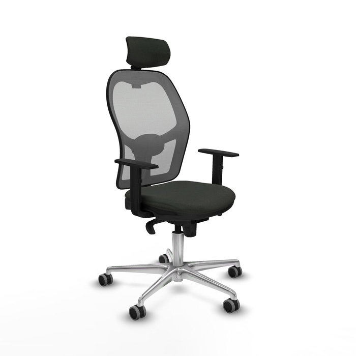 Piqueras y Crespo Chaise de Bureau avec Appui-tête Jorquera Noir Piqueras y Crespo Chaise de Bureau avec Appui-tête Jorquera Noir