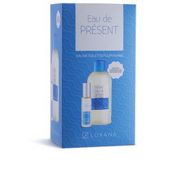 Luxana Eau de Présent Coffret Femme Eau de Toilette 1000ml + 30ml Notes Fruitées et Citriques