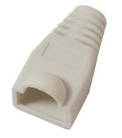 MicroConnect Manchon de Soulagement de Tension pour RJ45, Blanc, 50 pièces