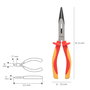 Wolfpack Linea Profesional Pinces isolées à mâchoires droites 1000V 200mm