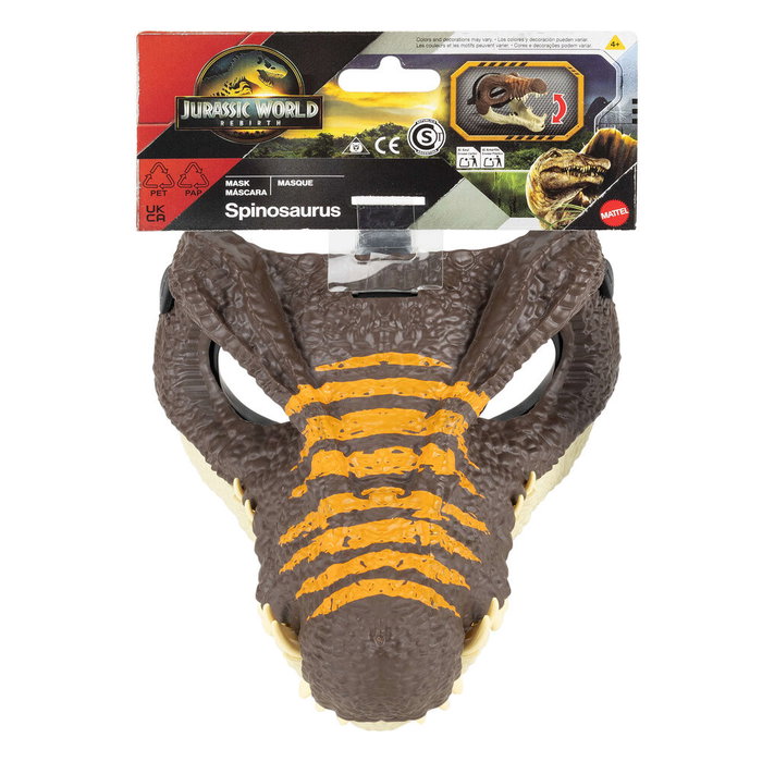 MATTEL Mascara Dinosaure Spinosaurus Jurassic World - Jeu et déguisement enfant +4 ans