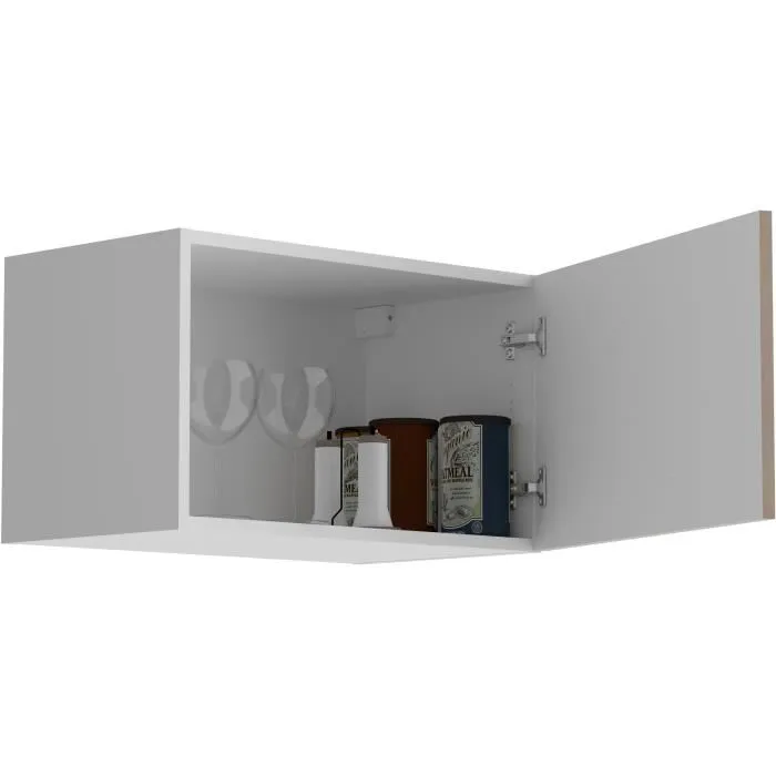 Oslo Meuble haut 1 porte OSLO - Décor Chêne Jackson - Dimensions 60 x 36 x 35 cm - Meuble de cuisine avec rangement Oslo Meuble haut 1 porte OSLO - Décor Chêne Jackson - Dimensions 60 x 36 x 35 cm - Meuble de cuisine avec rangement