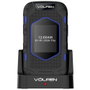Volfen Ranger Téléphone Mobile Type Coque avec Base de Charge, Double Écran, 2.8 Pouces, Dual SIM, Bluetooth, Bleu