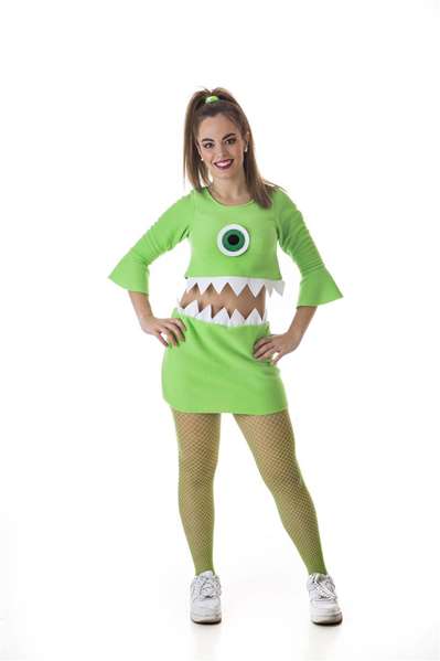 Creaciones Llopis Déguisement Adulte Monster Vert Taille M