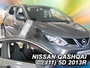Heko Déflecteurs Avant pour Nissan Qashqai II J11 5D 2013-2021
