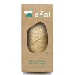 AZAL Éponge de Luffa Éco Exfoliante Corps Naturelle 7,5 x 15 cm Sans Plastique