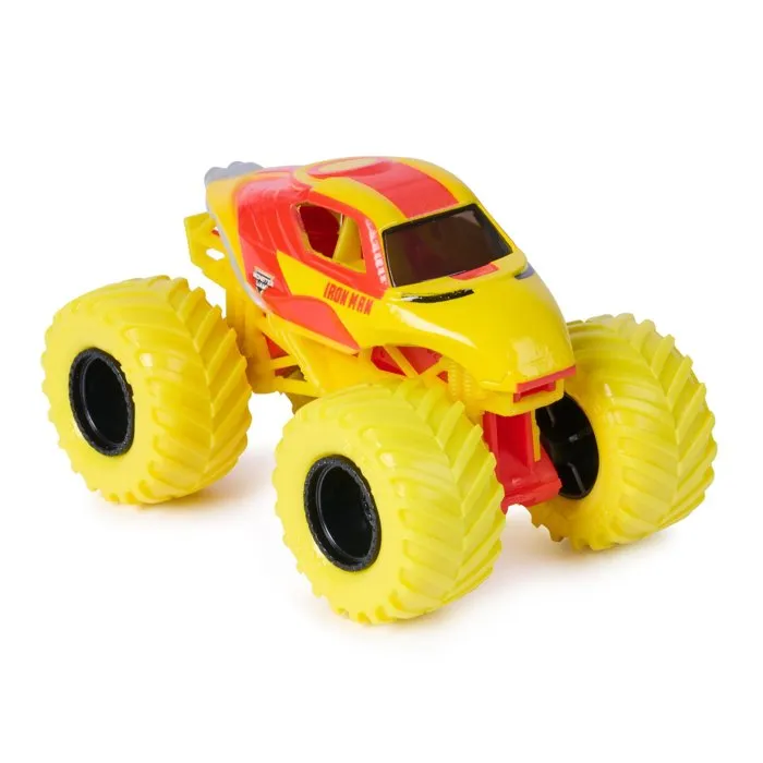 Monster Jam Pack de 5 Véhicules Marvel Die-Cast 1:64
