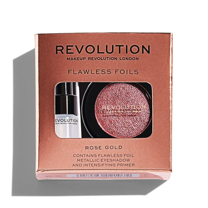 Makeup Revolution Set Flawless Foils Vegan Rose Gold Makeup Revolution Set Flawless Foils Vegan Rose Gold