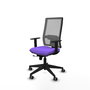 Piqueras y Crespo Chaise de Bureau Horna - Lila et Gris