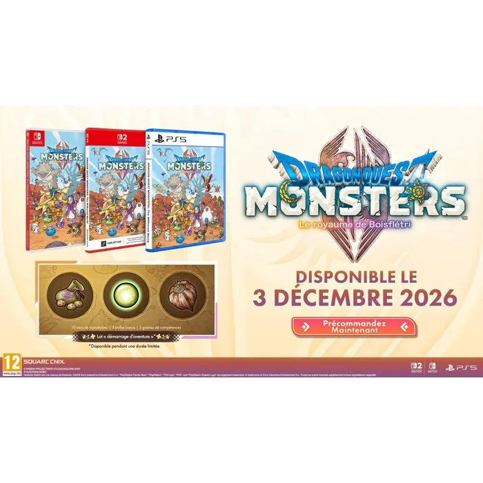 Square Enix DRAGON QUEST MONSTERS: Le royaume de Boisflétri - Nintendo Switch