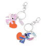 Disney - Set de 2 Porte-clés Angel et Stitch avec cœur et mousqueton - PEERS HARDY