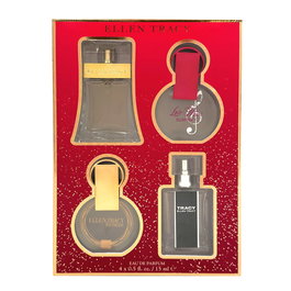 Ellen Tracy Coffret de Parfum pour Femme Classic, Tracy, Bronze, Love Notes – 4 x 15 ml