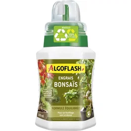 ALGOFLASH Engrais pour Bonsai 250 mL - UAB - Fertilisation Spécialisée pour Plantes Miniatures