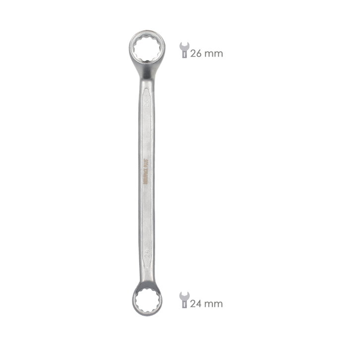 WOLFPACK LINEA PROFESIONAL Clé coudée 24x26 mm WOLFPACK LINEA PROFESIONAL Clé coudée 24x26 mm