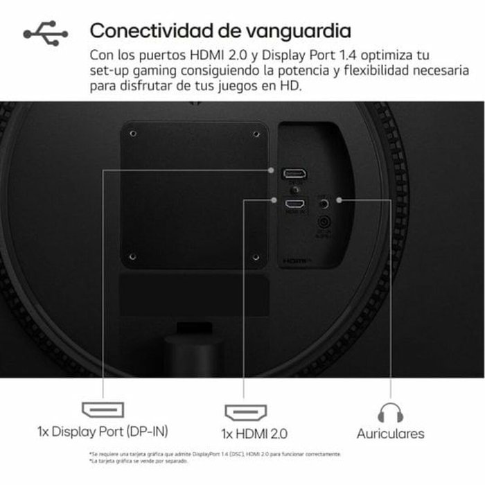 Monitor Gaming LG 27GS60F-B Full HD 27"