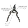 SAMURAI Ciseaux de taille KS-8T 220 mm