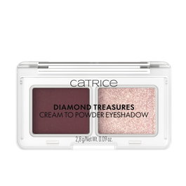 Catrice Diamond Treasures Ombre à paupières crème et poudre #060 Burgundy Glitz, 2,8 g