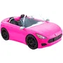 Barbie Voiture Cabriolet rose pour poupées, avec roues tournantes et sièges pour 2 poupées, pour enfants à partir de 3 ans - HBT92