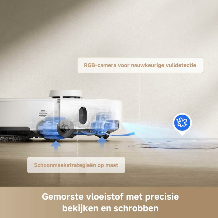 Mova MOVA P50 Pro Ultra - Robot Aspirateur Laveur avec Station