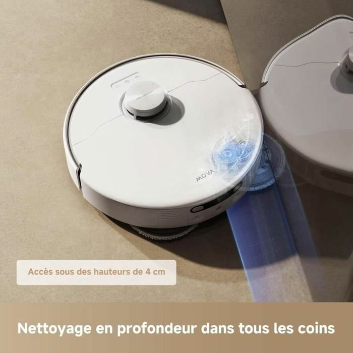 Mova MOVA P50 Pro Ultra - Robot Aspirateur Laveur avec Station