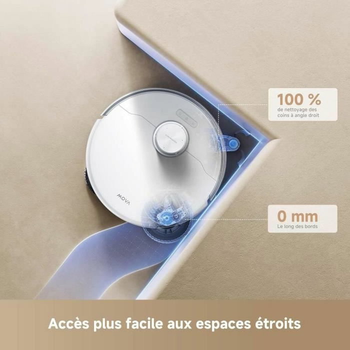 Mova MOVA P50 Pro Ultra - Robot Aspirateur Laveur avec Station