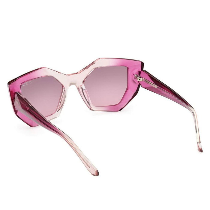 Guess Gafas GU7897 77T 140mm – Lunettes de soleil femme fuchsia, verres dégradés bordeaux 50 mm