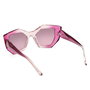 Guess Gafas GU7897 77T 140mm – Lunettes de soleil femme fuchsia, verres dégradés bordeaux 50 mm