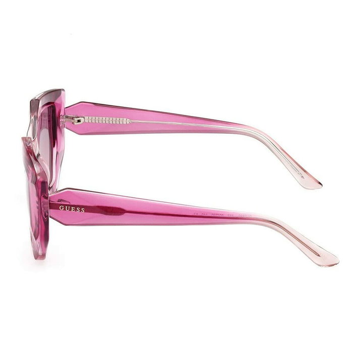Guess Gafas GU7897 77T 140mm – Lunettes de soleil femme fuchsia, verres dégradés bordeaux 50 mm