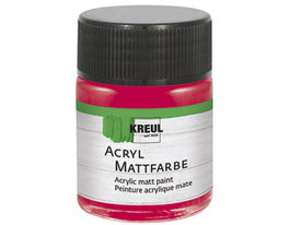 Kreul Peinture acrylique mate rouge carmin 50ml
