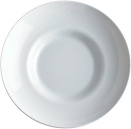 Alessi Mami Piatto fondo en porcelaine blanche, lot de 6 pièces