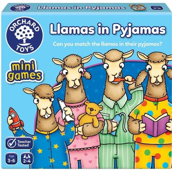 Orchard Toys Jeu de voyage Llamas in Pyjamas multicolor, talla única Orchard Toys Jeu de voyage Llamas in Pyjamas multicolor, talla única