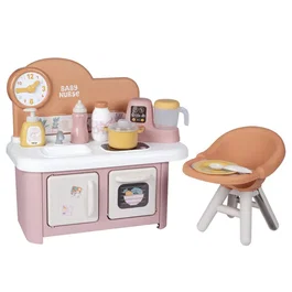 Smoby - Baby Nurse - Cuisine avec Chaise Haute - Dès 1 an - Fabriqué en France