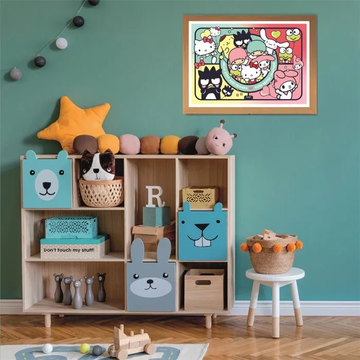 Clementoni Puzzle 104 pièces Hello Kitty et ses Amis - Enfant dès 6 ans - 48,5 x 33,5 cm
