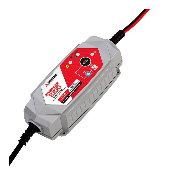 Solter Chargeur intelligent de batteries Invercar 1000 6/12V 1A Solter Chargeur intelligent de batteries Invercar 1000 6/12V 1A