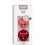 Bibs Sucette bébé Coral Ruby Taille 2 - Pack de 2