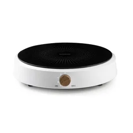 DOMO - Plaque de cuisson à induction 1 foyer 2000W (Ø26 cm), thermostat 9 niveaux, LED, dimensions 28.4 x 29 x 7.1 cm - Blanc