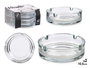 Vivalto Lot de 2 Cendriers en Verre Transparent 10,5 cm - Verre (Set de 36)