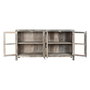 Buffet Home ESPRIT Blanc Marron Bois Recyclé 170 x 40 x 90 cm