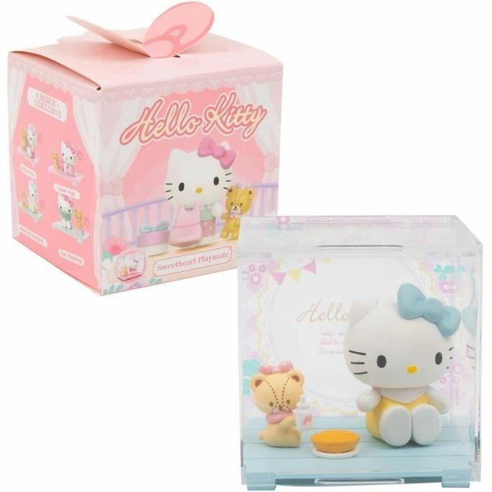 Gptoys Figurine Hello Kitty Série Sweetheart Playmate Modèle Aléatoire 4,5 cm