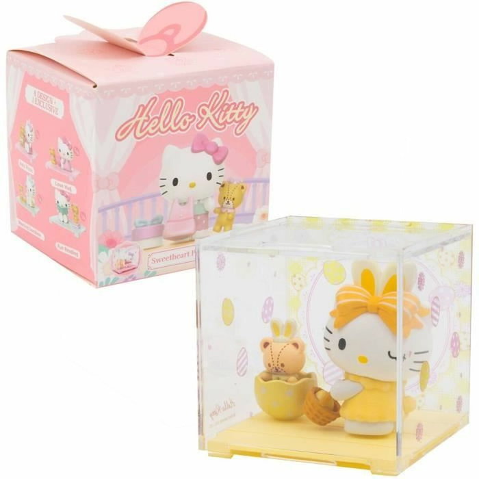 Gptoys Figurine Hello Kitty Série Sweetheart Playmate Modèle Aléatoire 4,5 cm
