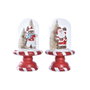 DKD Home Decor Décorations de Noël en Résine avec LED (Lot de 2)