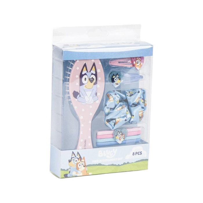 Bluey Accessoires pour les Cheveux Bleu 5 Pièces