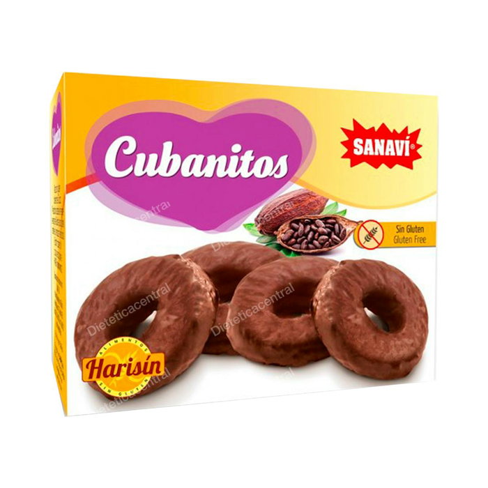 Harisin Cubanitos sans gluten recouverts de cacao 150 g
