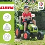 Falk Tracteur à pédales Claas Arion 430 avec Remorque - Jouet d'extérieur pour enfants 3-7 ans - 60% Plastique Recyclé - Fabriqué en France