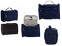 Berilo Nécessaire de Voyage Portable 14 x 18 x 23 cm Noir et Rose en Polyester (Set de 8)