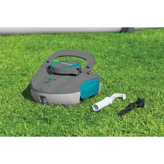 Bestway Robot aspirateur de piscine Cristal 100 - Autonome et rechargeable - Nettoyage efficace jusqu'à 10 m² - Pour tous types de revêtements