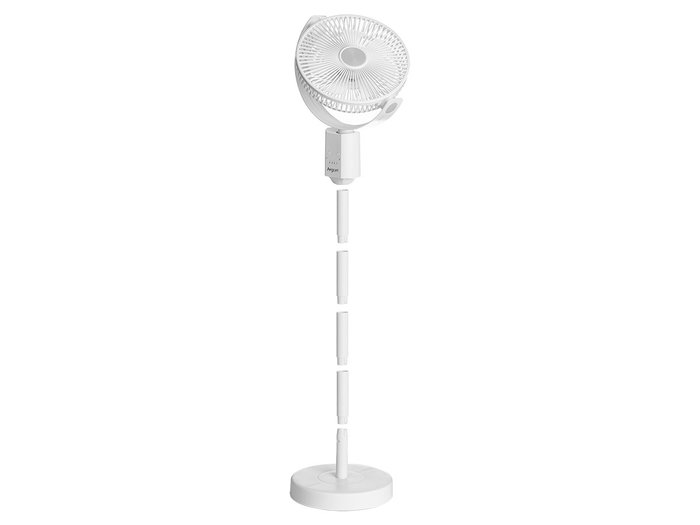 Argon Ventilateur sur pied USB blanc 10W 32x28x11cm rechargeable (Set de 4)