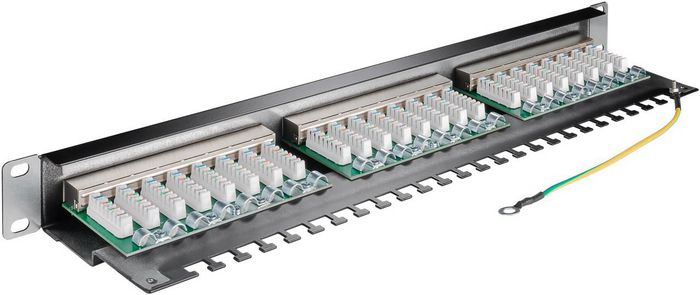 MicroConnect PP-014 Panneau de brassage CAT6 24 ports 19 pouces pour baie réseau