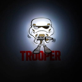 3D LIGHT FX Lampe mini Storm Trooper Star Wars