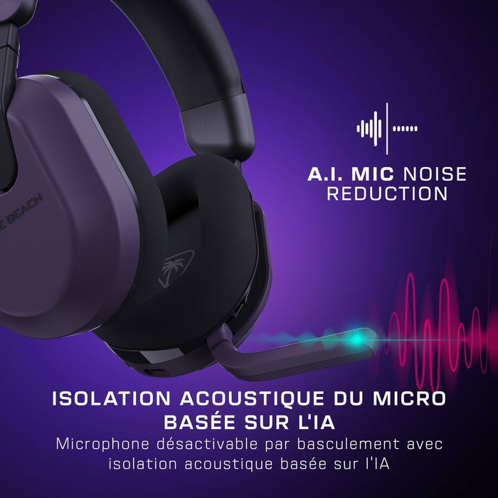 Turtle Beach Stealth 600 Gen 3 - Violet - Casque gaming sans fil Turtle Beach Stealth 600 Gen 3 - Violet - Casque gaming sans fil